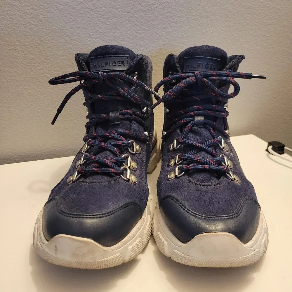 Tommy Hilfiger Blue White Nesser Sneaker Shoes